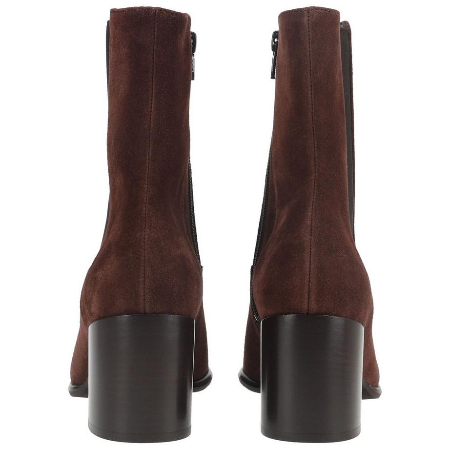 Högl Veloursleder Stiefelette mit Blockabsatz  