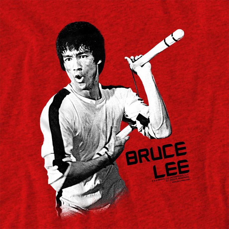 Bruce Lee Maglietta Nunchucks  
