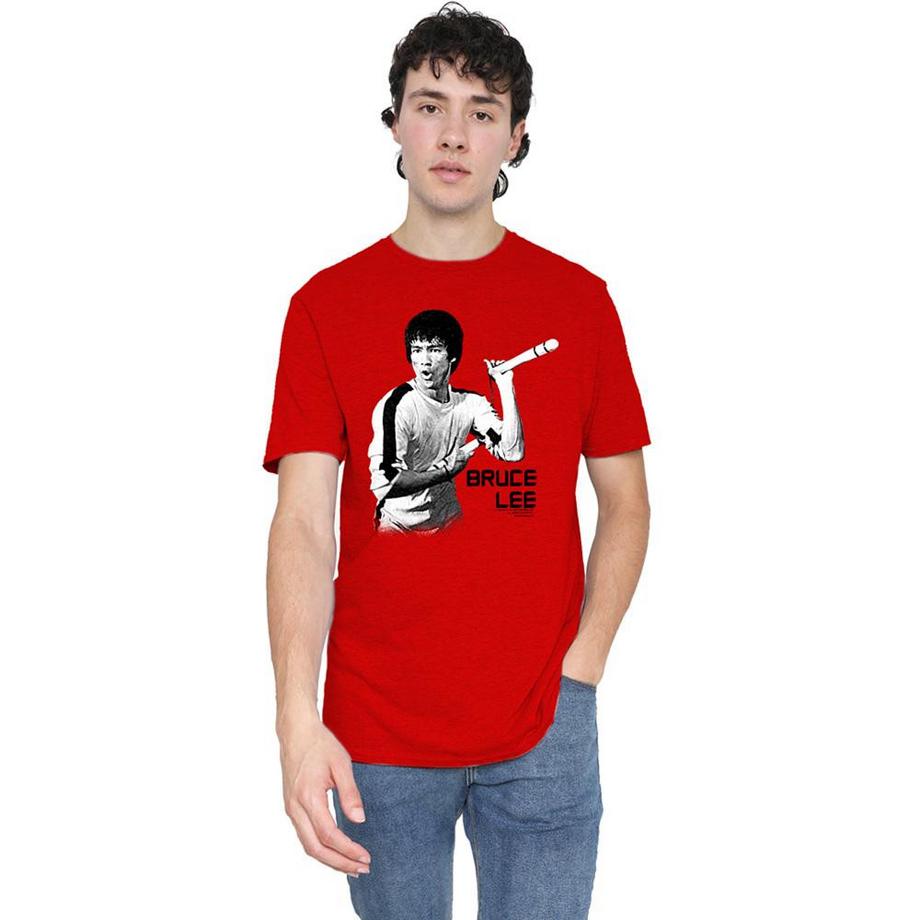 Bruce Lee Maglietta Nunchucks  