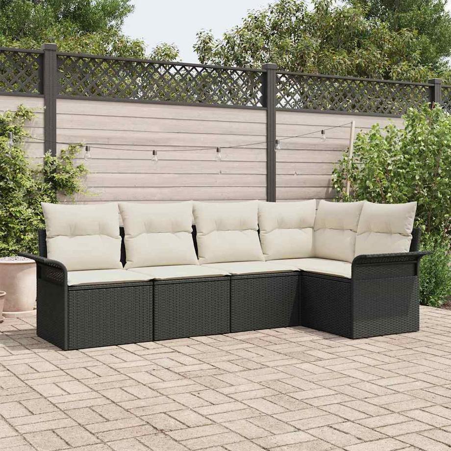 VidaXL Ensemble de canapés d'extérieur poly rattan  