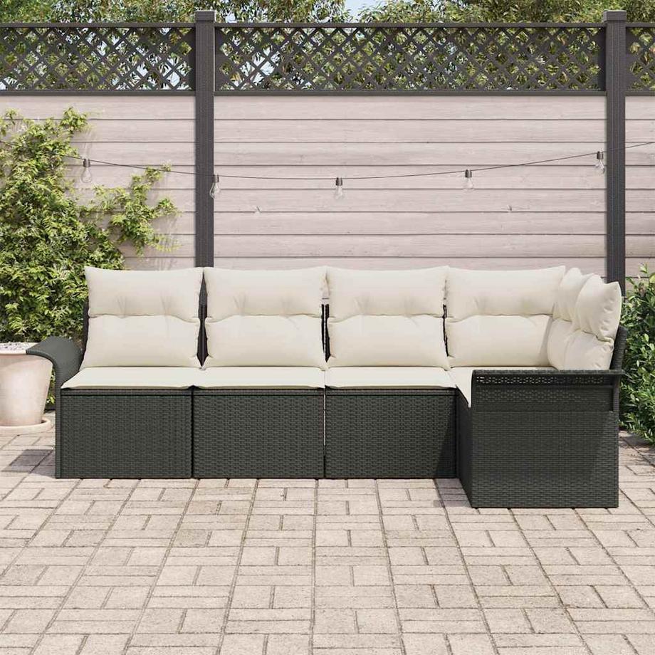 VidaXL Ensemble de canapés d'extérieur poly rattan  