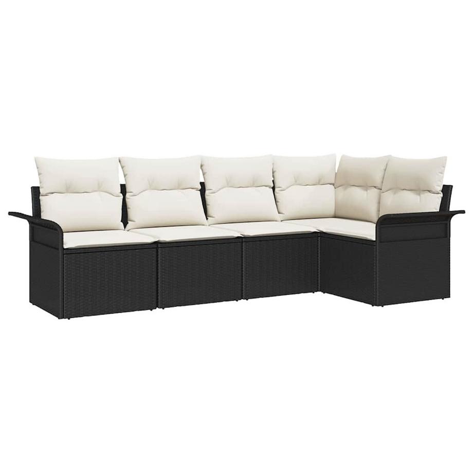 Ensemble de canapés d'extérieur poly rattan