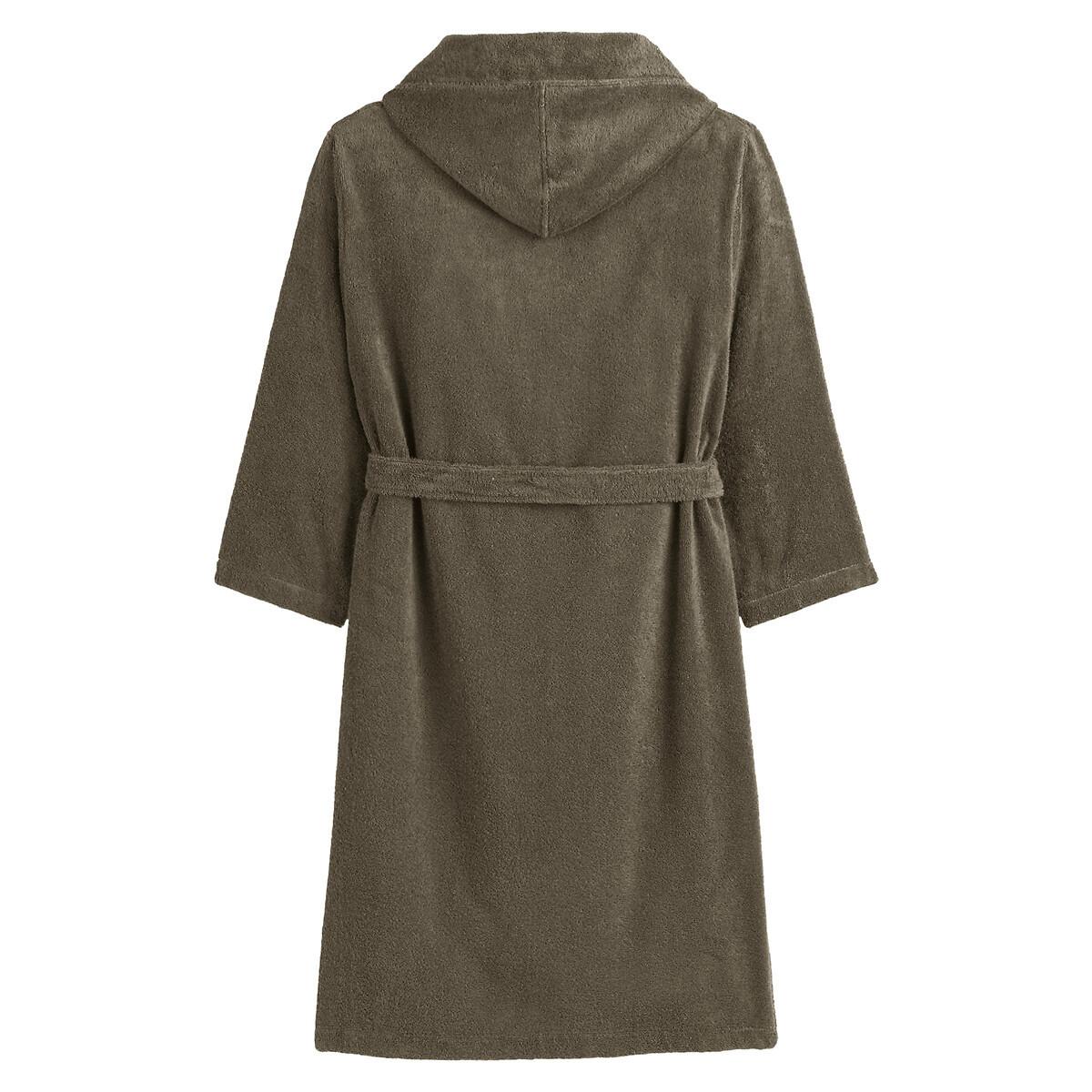 La Redoute Intérieurs  Peignoir capuche coton peigné 400g/m2 