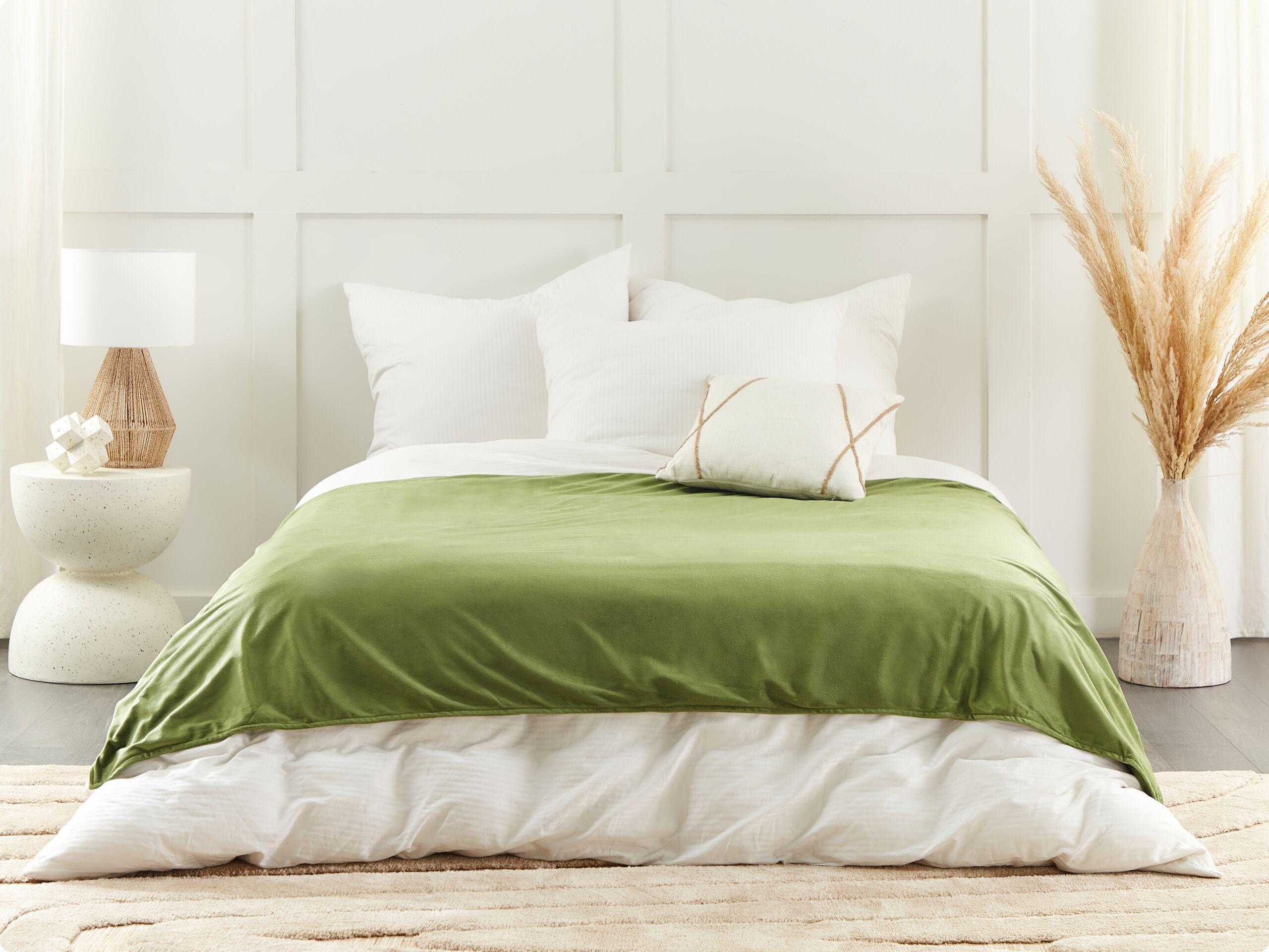 Beliani RHEA Fodera per coperta pesante in poliestere moderno  