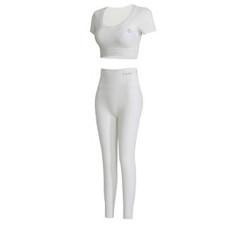 YEAZ  CLUB LEVEL SET Top + leggings - White Focus 