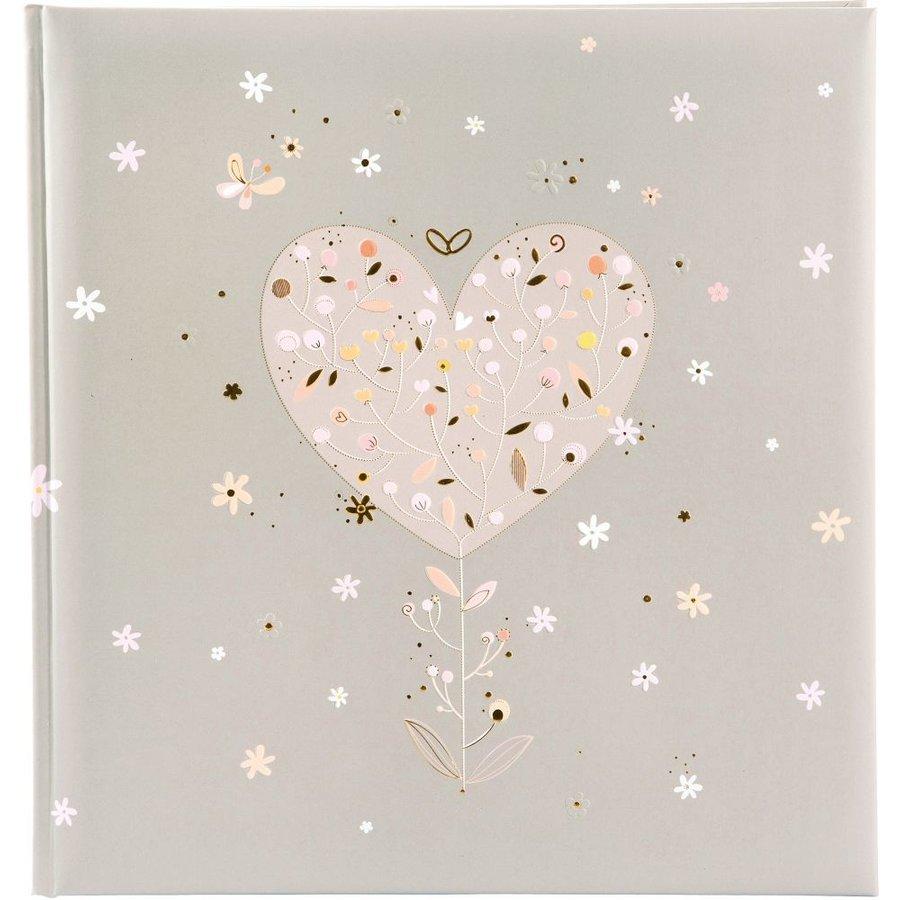 Goldbuch Goldbuch Elegant Hearts album fotografico e portalistino Beige, Rosa 60 fogli  