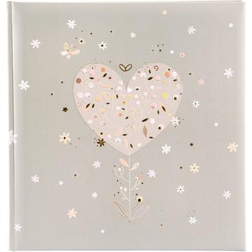 Goldbuch Elegant Hearts album fotografico e portalistino Beige, Rosa 60 fogli