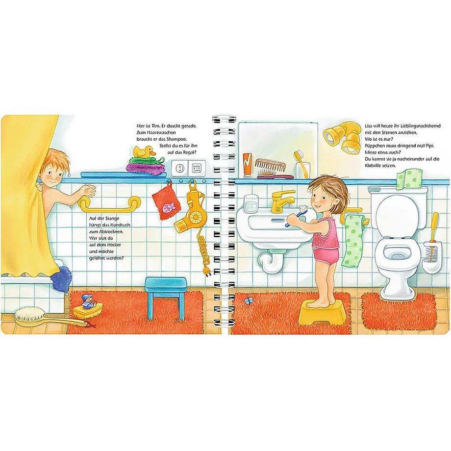 ministeps: Was gehört wohin? - Magnetbuch ab 2 Jahre, Kinderbuch, Bilderbuch Eberhard, Irmgard; Eberhard, Irmgard (Illustrationen) Gebundene Ausgabe 