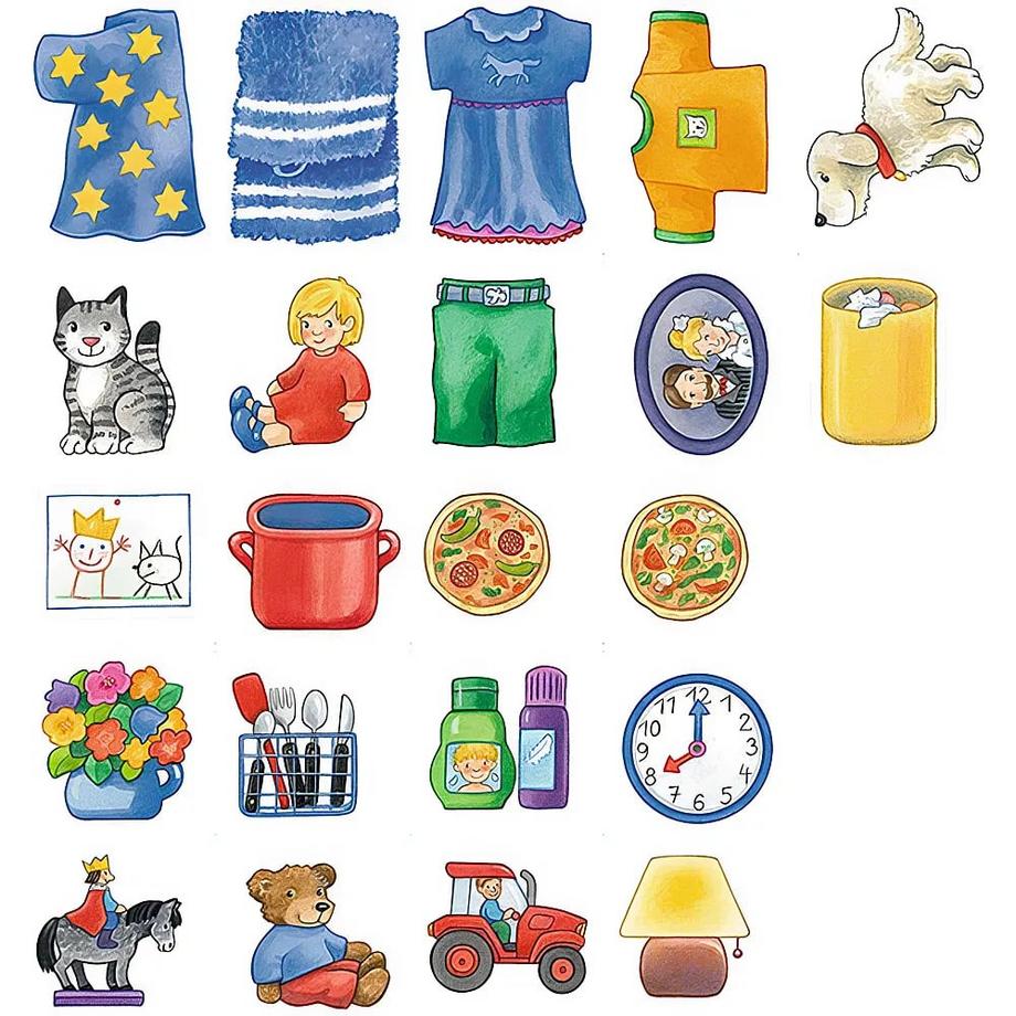 ministeps: Was gehört wohin? - Magnetbuch ab 2 Jahre, Kinderbuch, Bilderbuch Eberhard, Irmgard; Eberhard, Irmgard (Illustrationen) Gebundene Ausgabe 