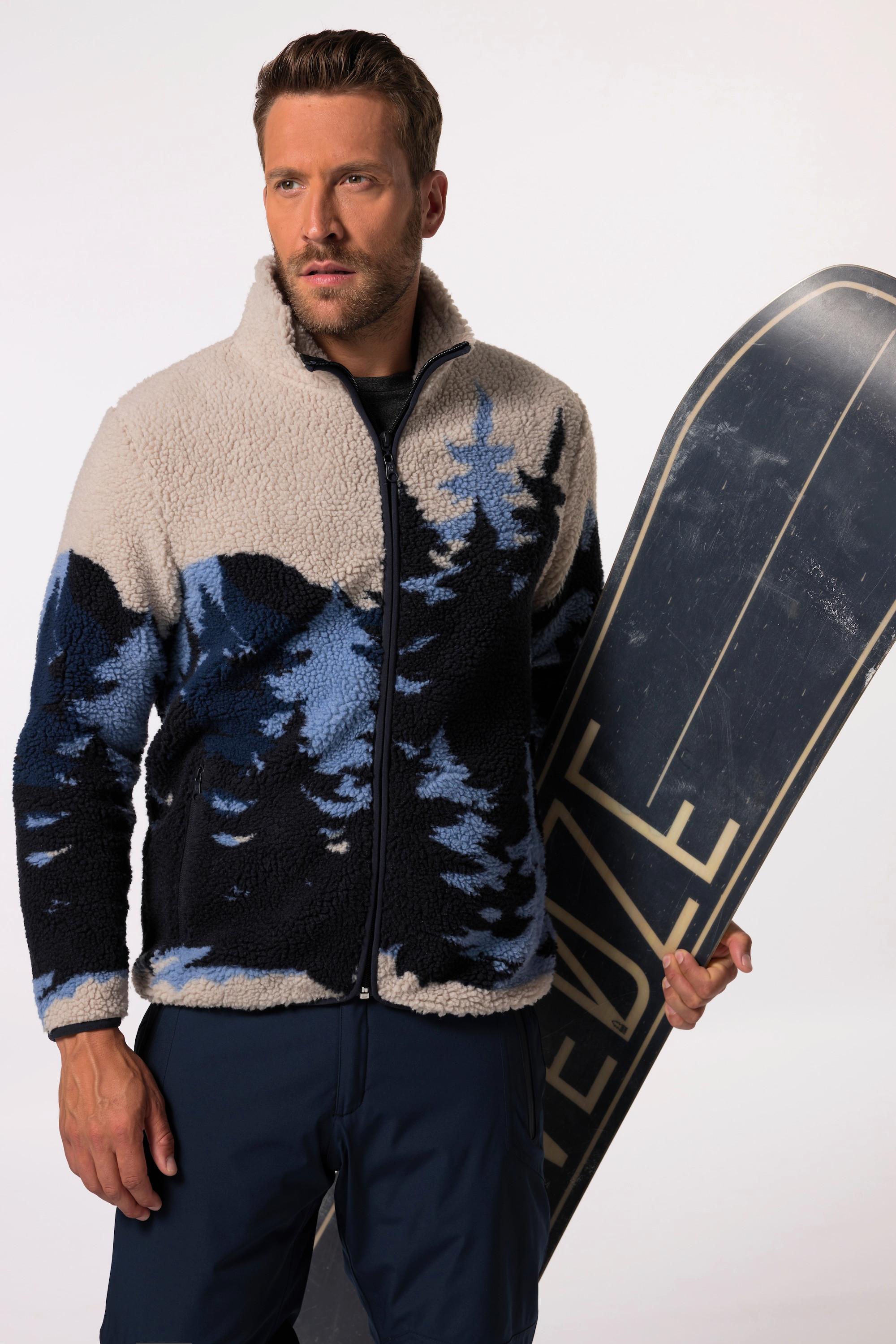 JP1880  Veste en polaire JAY-PI. Jacquard et col montant. Collection ski – jusqu'au 7&nbsp;XL 