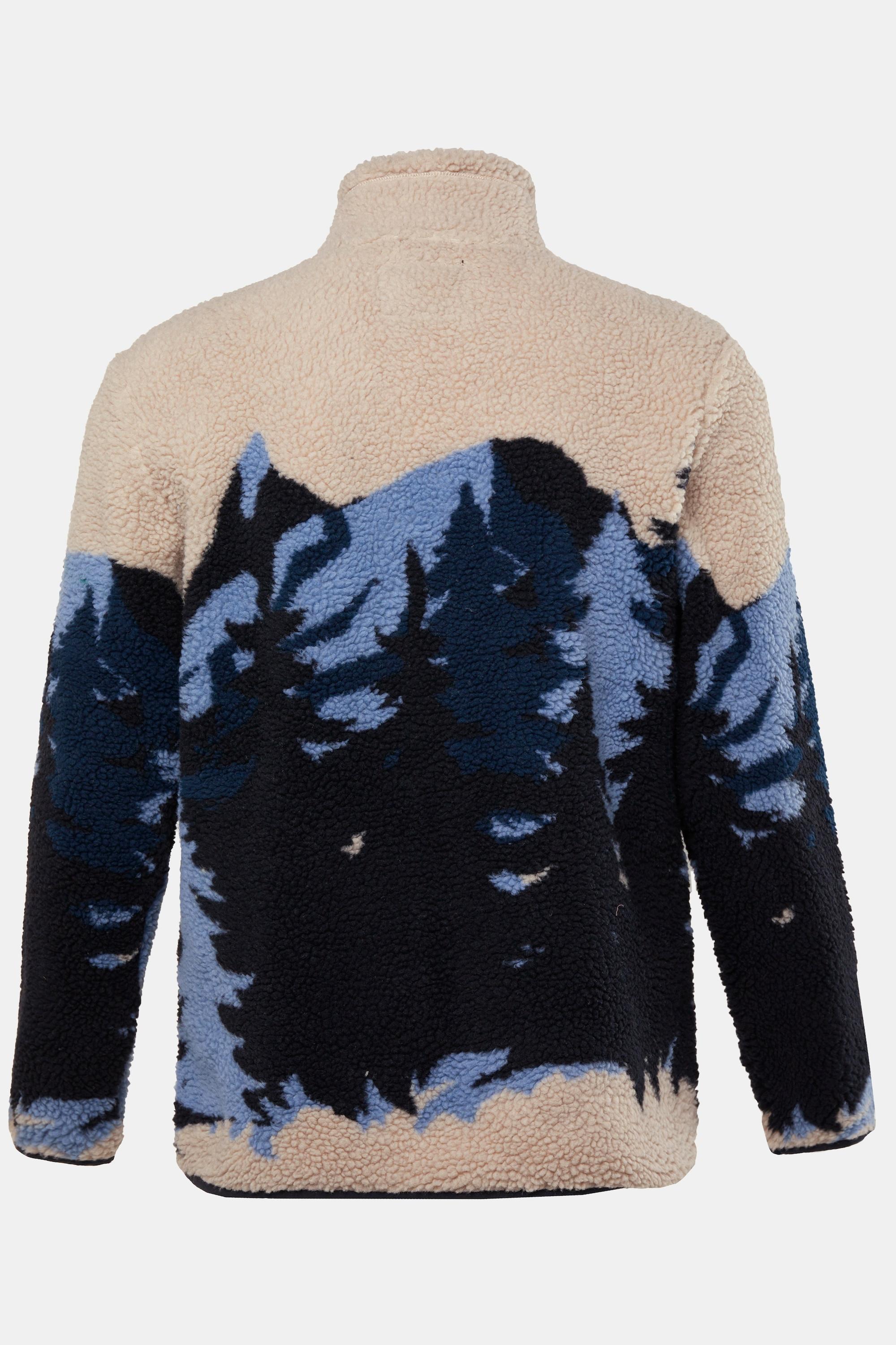 JP1880 Giacca Teddy Jacquard Sci Collo Alto  