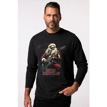T-shirt à manches longues. Col rond et imprimé de Noël – jusqu'au 8&nbsp;XL