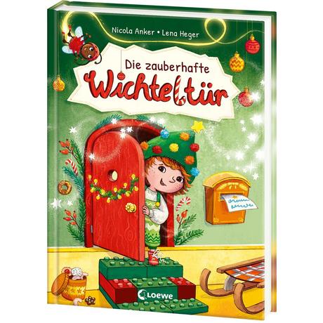 Die zauberhafte Wichteltür Anker, Nicola; Loewe Weihnachten (Hrsg.); Heger, Lena (Illustrationen) Copertina rigida 