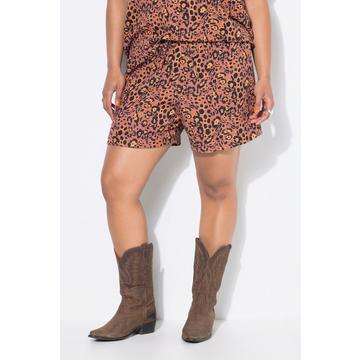 Shorts, Wide Legs, Musselin, Leo