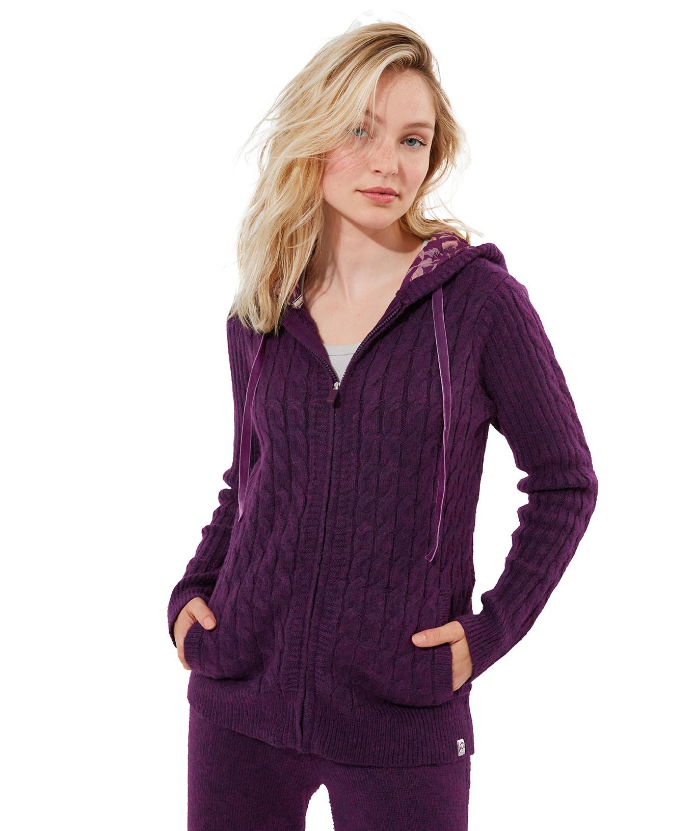 Joe Browns  Sloe Joes Kapuzenpullover mit Kabelstrick und Reißverschluss 