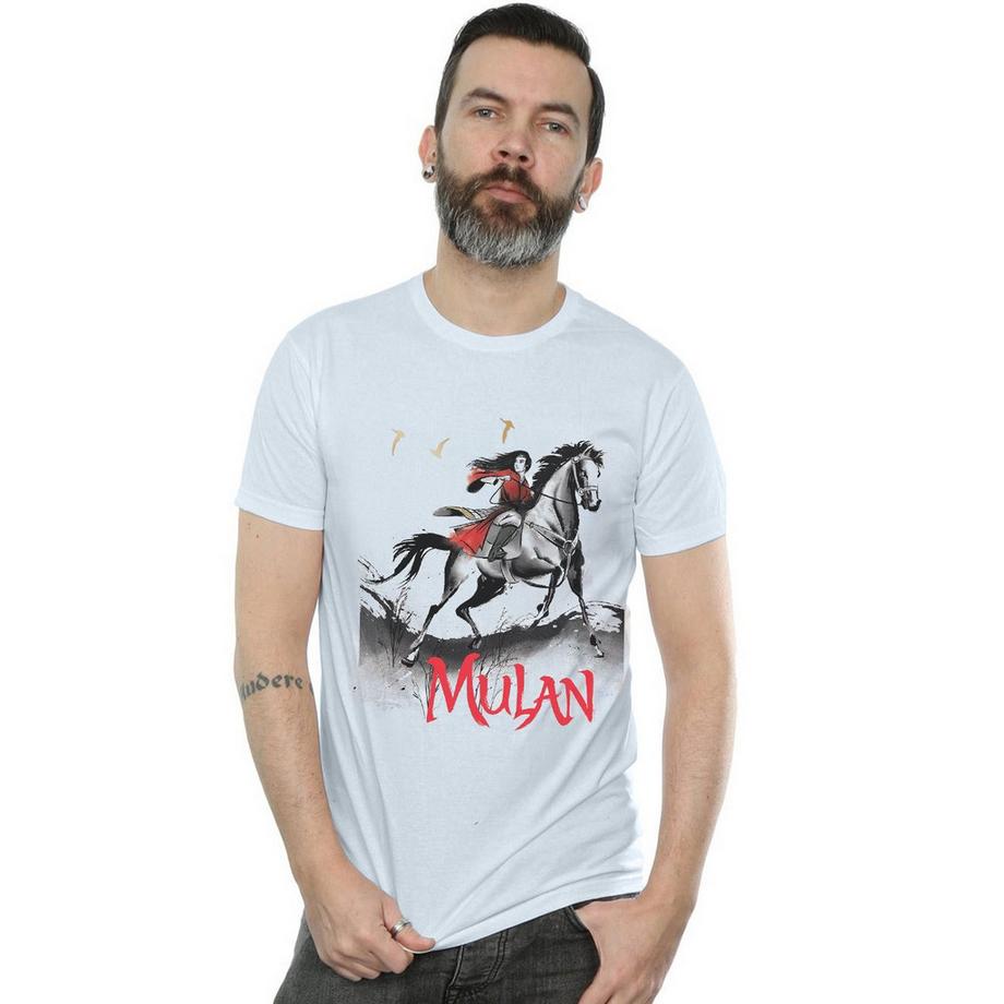 Disney Mulan Stride T-Shirt Stampata  