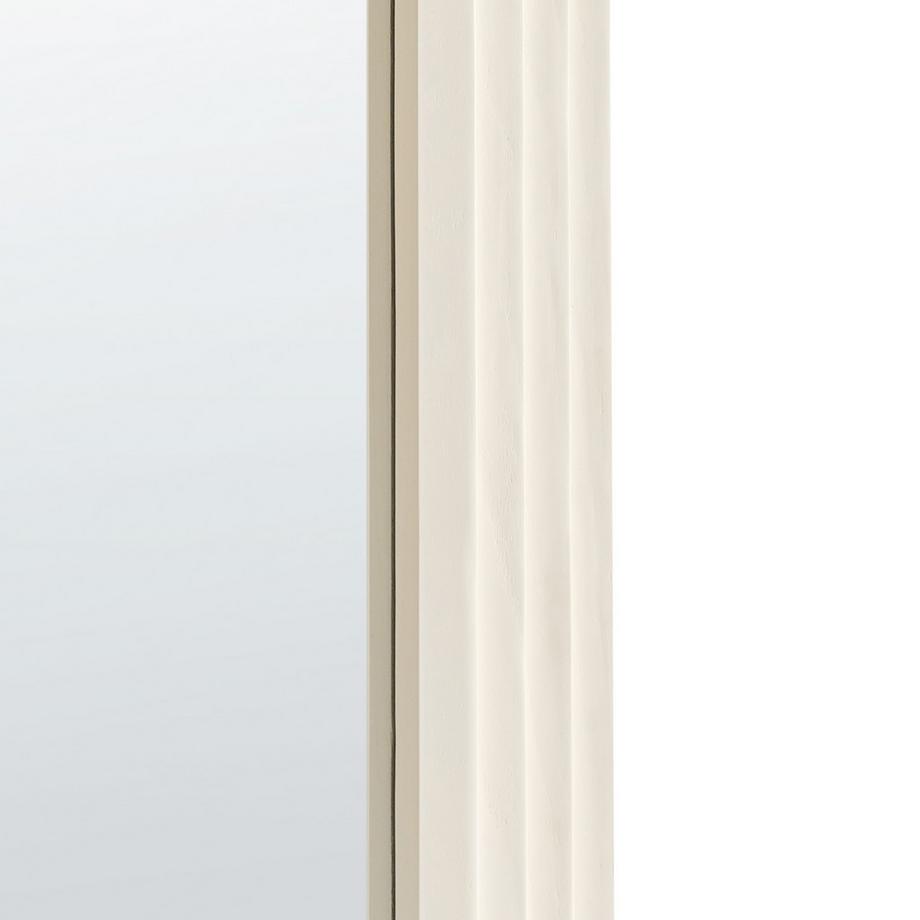 Beliani Miroir en Bois de paulownia Minimaliste DIJON  