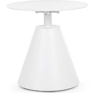 Jardin Table d'appoint Aloha ronde 50x50 blanche