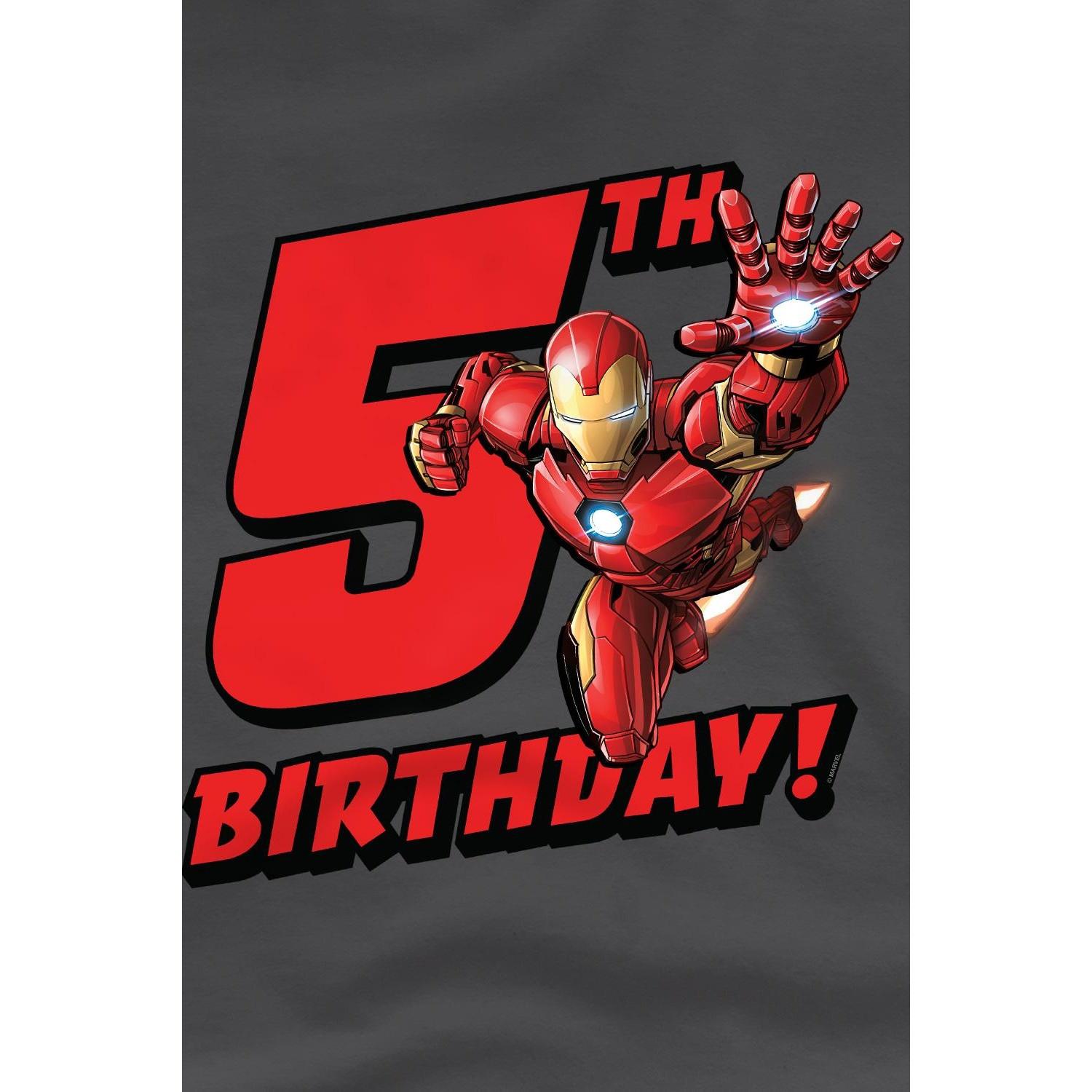 Iron Man  TShirt  5. Geburtstag 