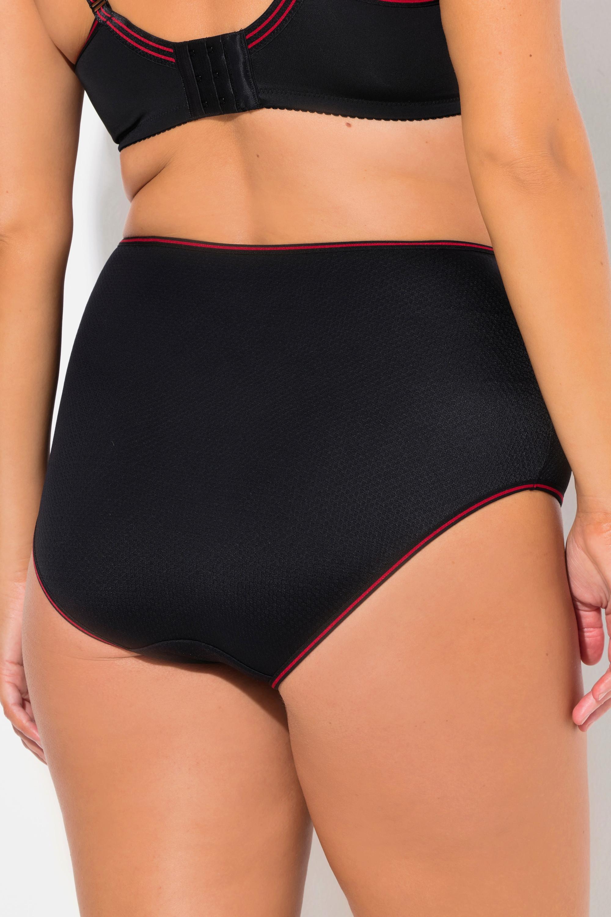 Ulla Popken Culotte midi Motif Jacquard Rayures  