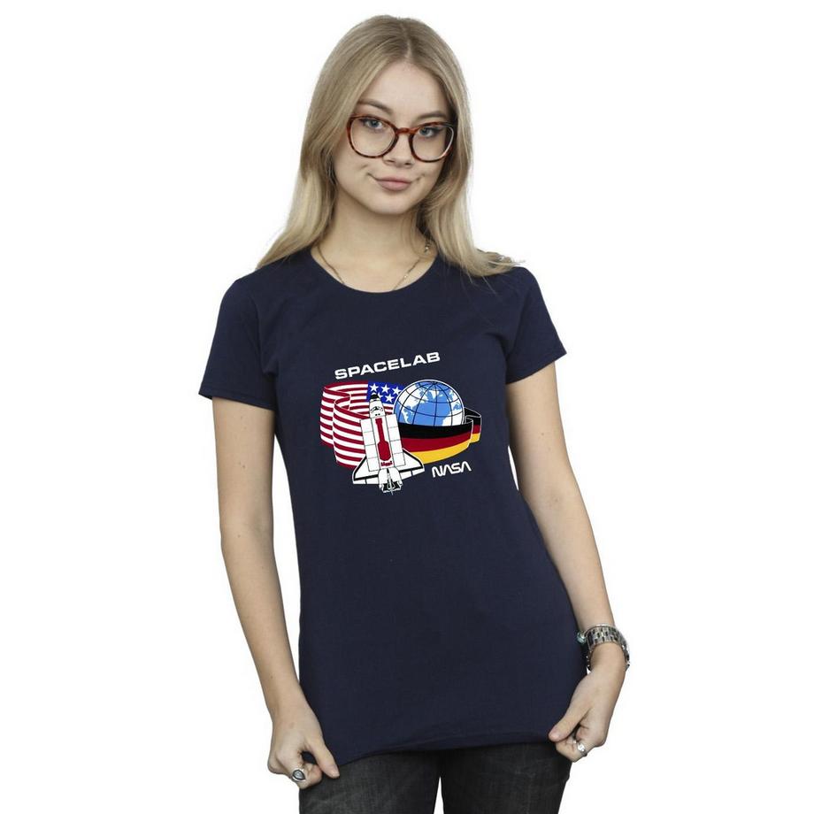 Nasa Space Lab Bedrucktes T-Shirt  