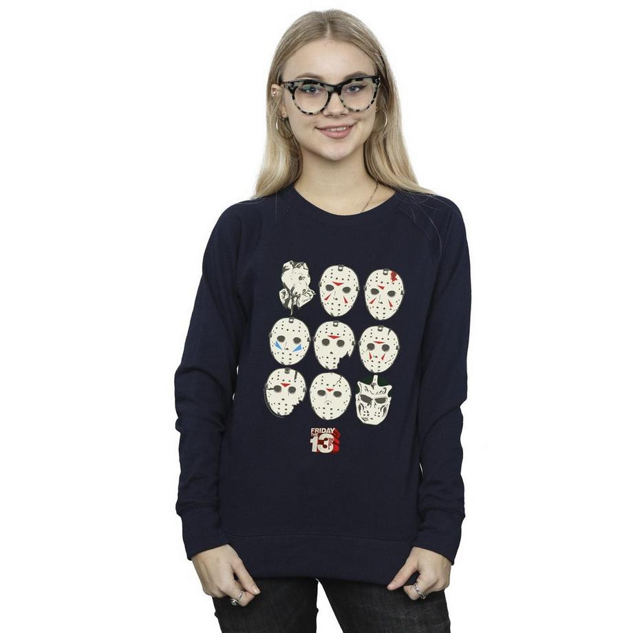 Friday The 13th Jason Masks Sweatshirt  
