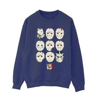 Friday The 13th Jason Masks Sweatshirt  