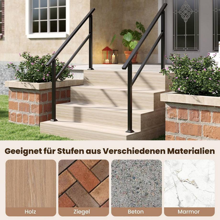 Northix Verstellbarer Treppenhandlauf  