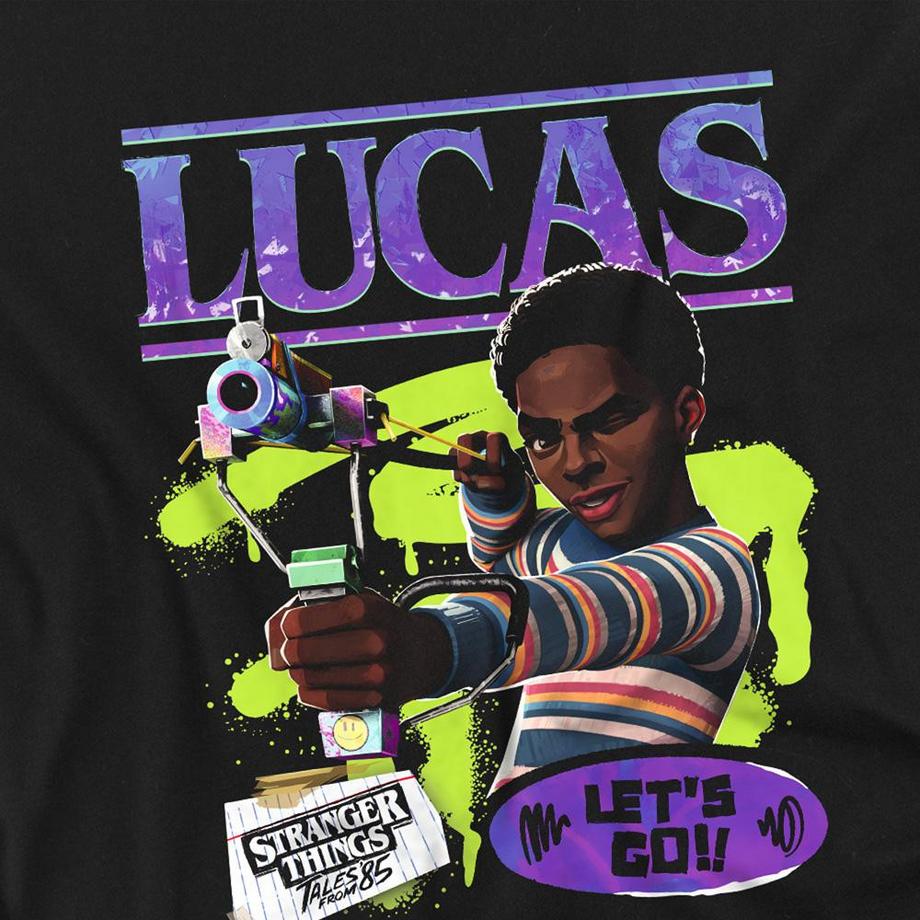 Stranger Things  T-ShirtMotif Lucas 