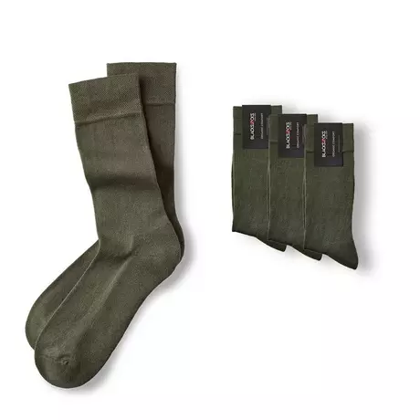 Blacksocks  Organic Comfort en kaki: les chaussettes bio modernes (3 paires) 