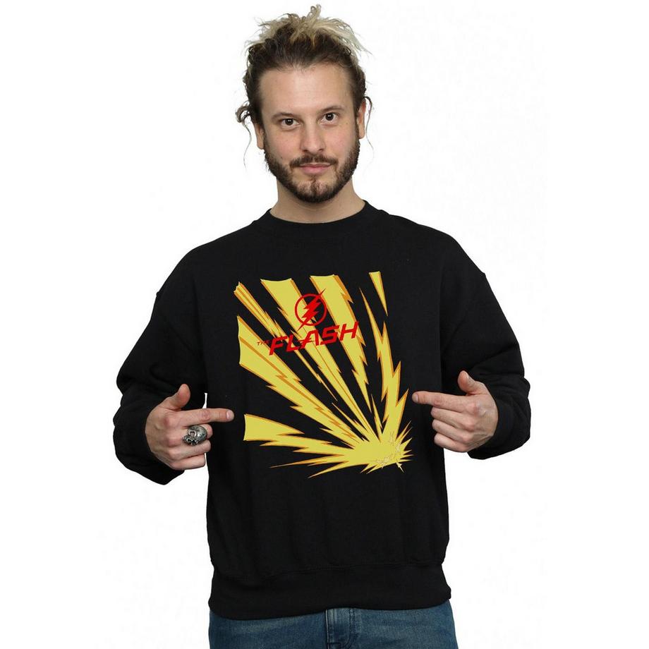 DC COMICS The Flash Burst Logo Sweatshirt  