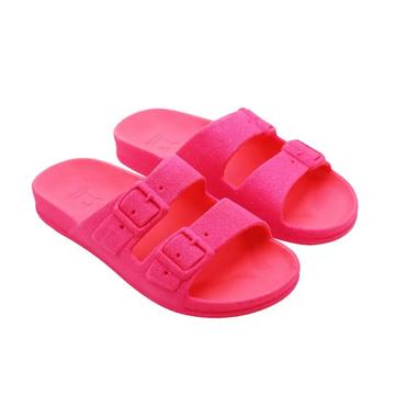 sandales enfant neon