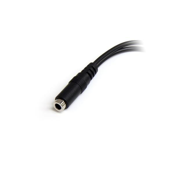 STARTECH.COM  StarTech.com Adattatore splitter cuffie a 4 pin da 3,5 mm a 2x 3,5 mm a 3 pin - F/M 