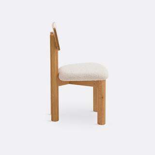 La Redoute Intérieurs Chaise chêne et bouclette  