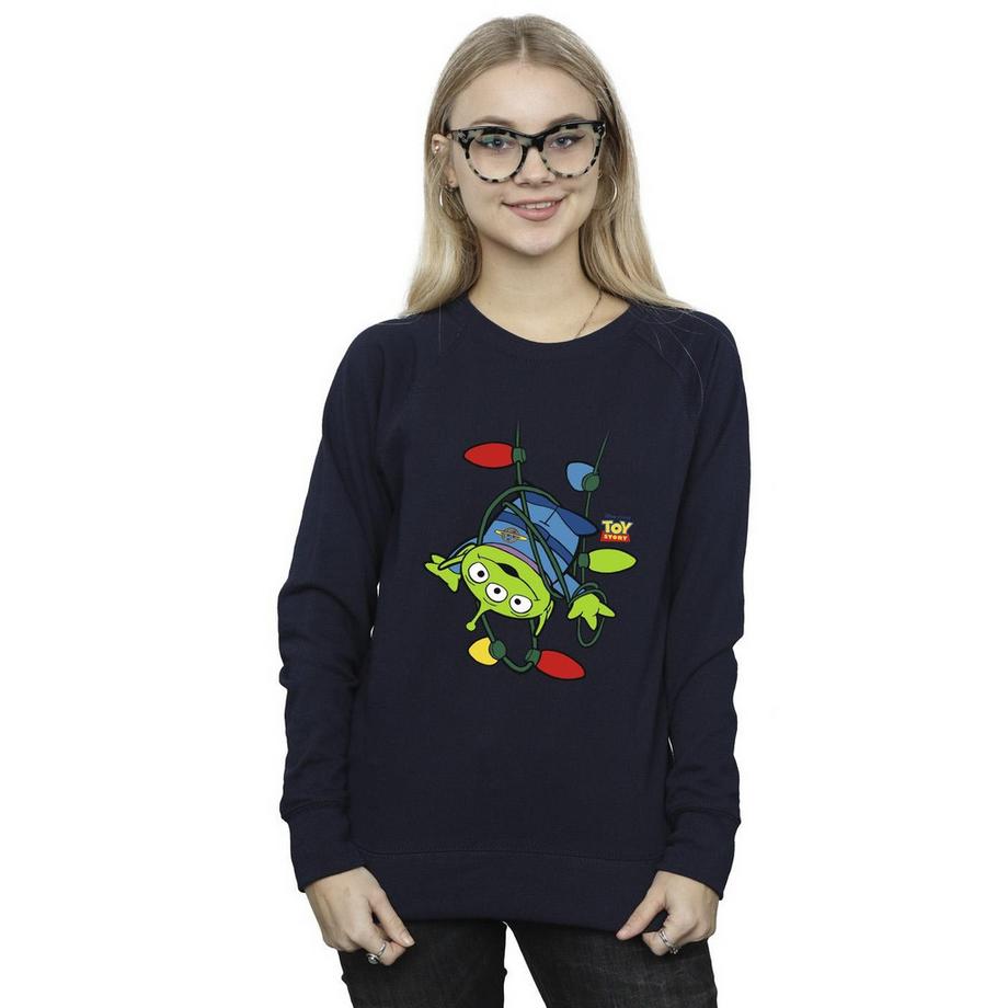 Disney Toy Story Alien Christmas Lights Sweatshirt  