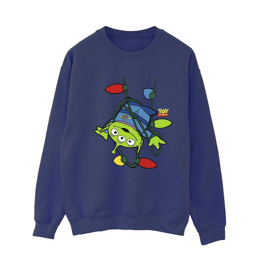 Disney Toy Story Alien Christmas Lights Sweatshirt  