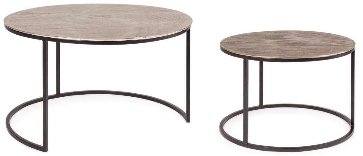 mutoni Tavolino rotondo Amira X34 (set di 2)  