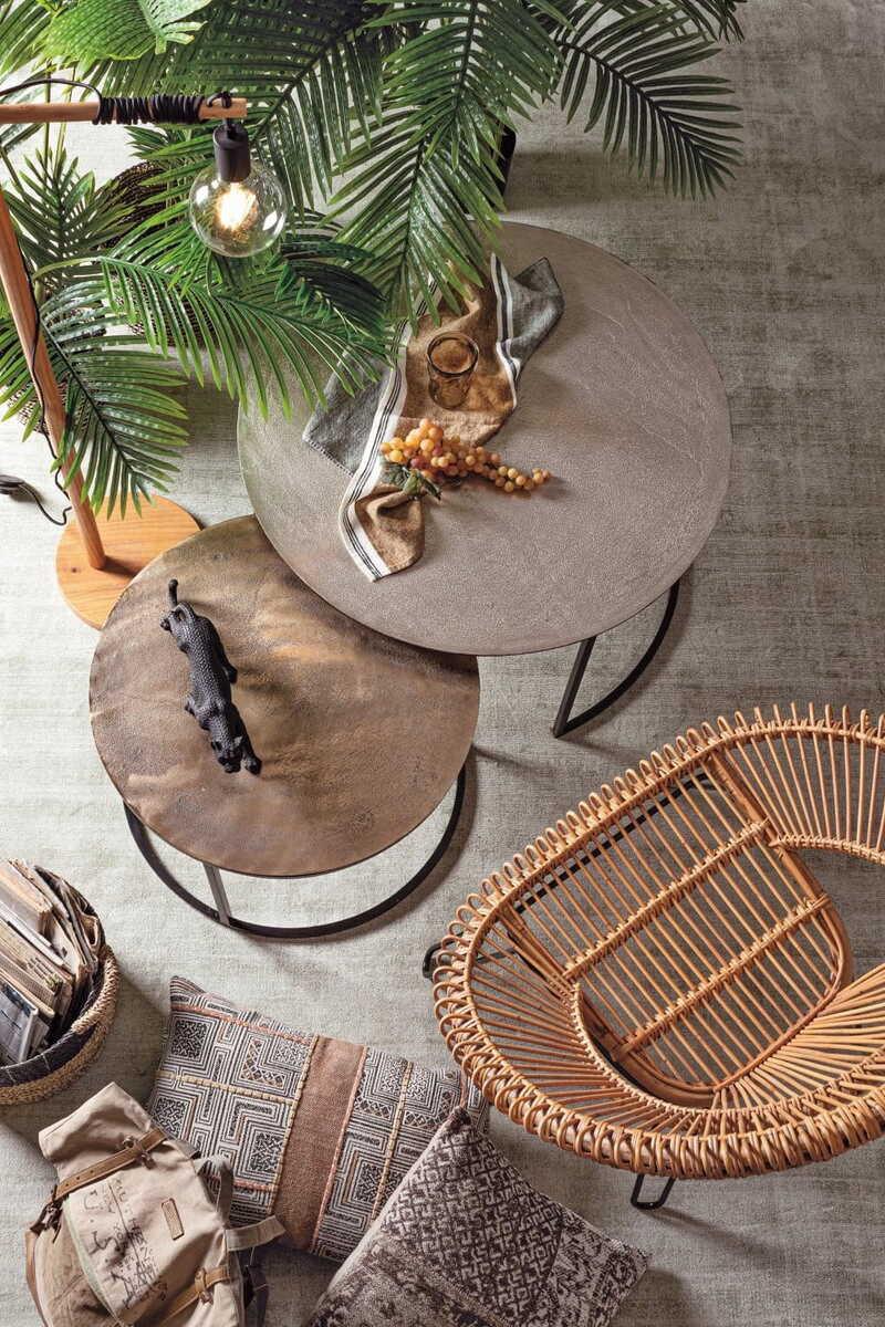 mutoni Tavolino rotondo Amira X34 (set di 2)  