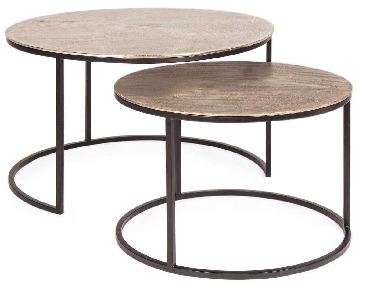 mutoni Tavolino rotondo Amira X34 (set di 2)  