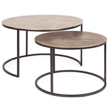 Beistelltisch Amira rund X34 (2er-Set)