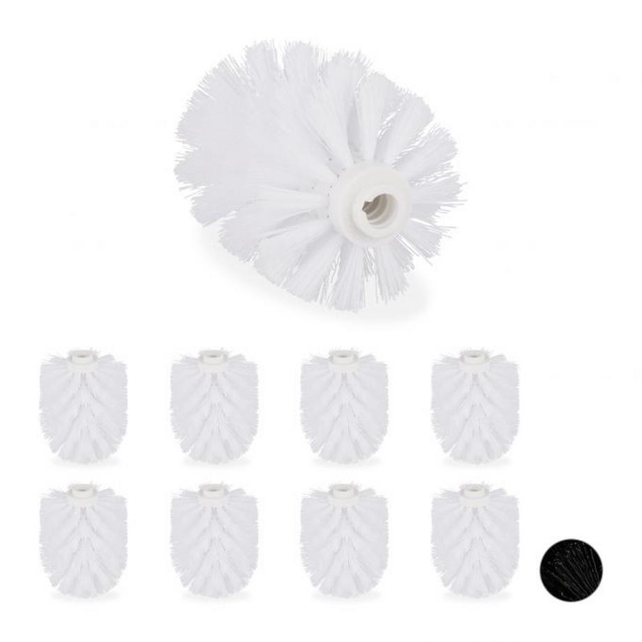 B2X  Ersatzbürstenkopf für Toilettenbürste 9er Set 