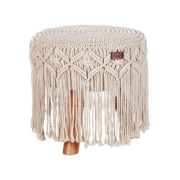 Hocker aus Baumwolle Boho NAWABAD