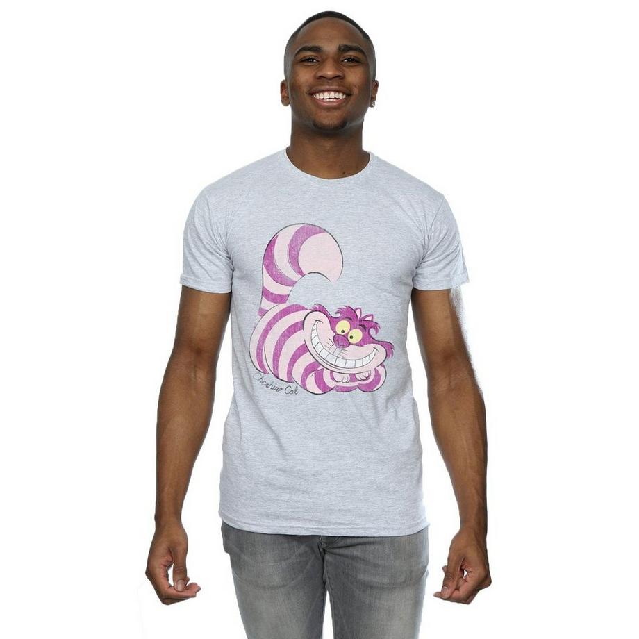 Alice in Wonderland Cheshire Cat Print T-Shirt  