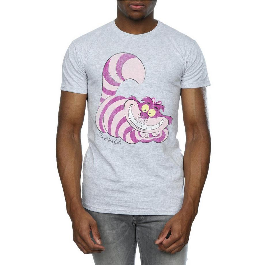Alice in Wonderland Cheshire Cat Print T-Shirt  