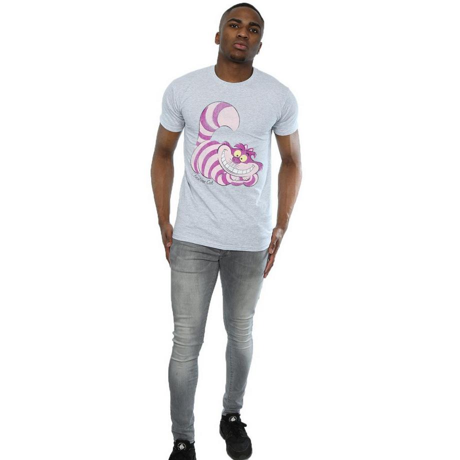 Alice in Wonderland Cheshire Cat Print T-Shirt  