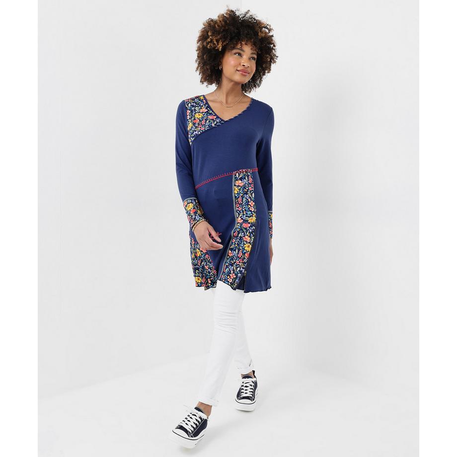 Joe Browns Geblümte Jersey Tunika mit Blankettstich  