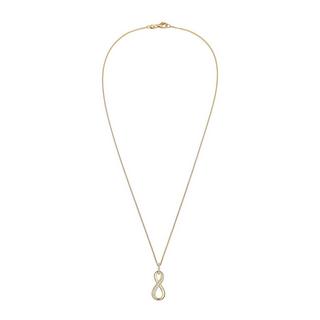 Elli  Collier Femmes Pendentif Infinité Infini Avec Cristaux De Zirconium 