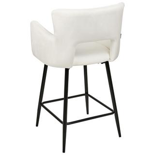 Beliani Set di 2 sedie alte en Velluto Moderno SANILAC  