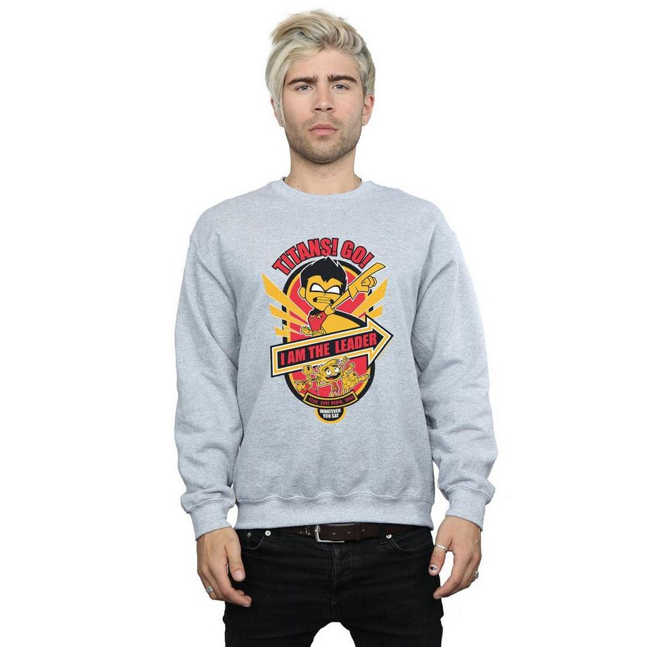DC COMICS Teen Titans Go I Am The Leader Sweatshirt  
