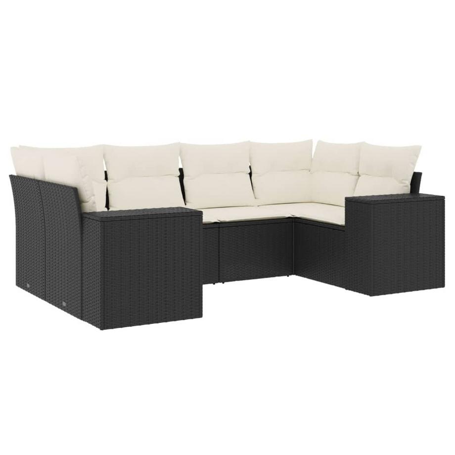 set divano da giardino Polirattan